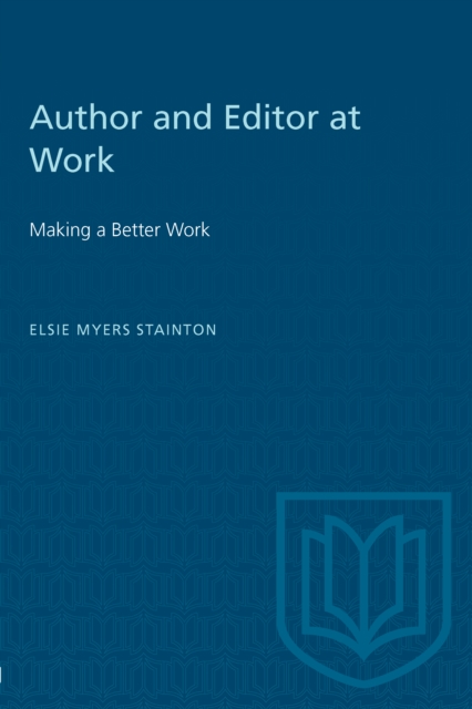 Author and Editor at Work : Making a Better Work, PDF eBook