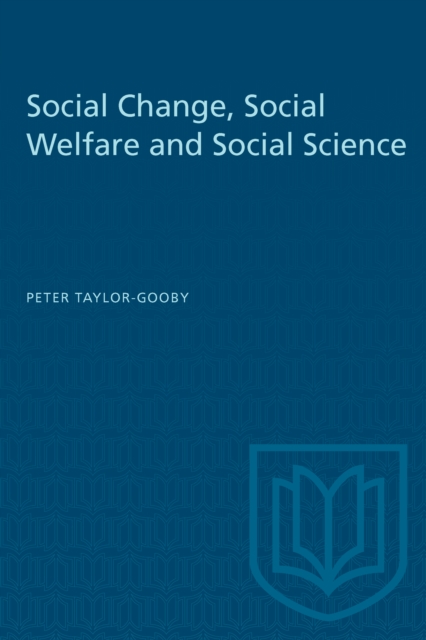 Social Change, Social Welfare and Social Science, PDF eBook