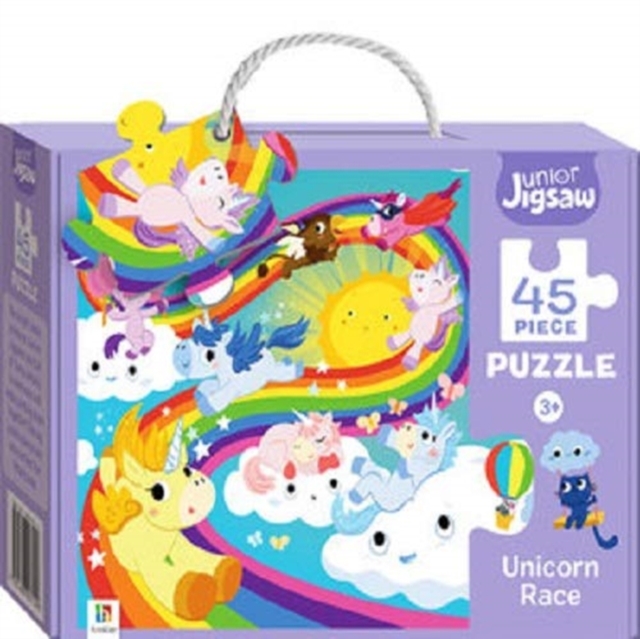 Junior Jigsaw: Unicorn Race, Jigsaw Book