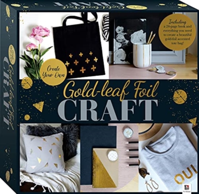 Create Your Own Gold-leaf Foil Craft Box Set, Kit Book