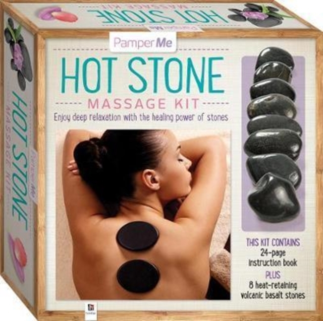 Pamper Me Hot Stone Massage Kit, Kit Book