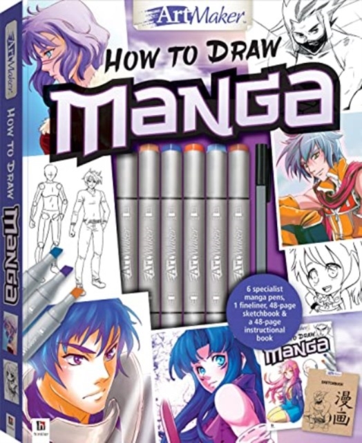Art Maker How to Draw Manga, Kit Book