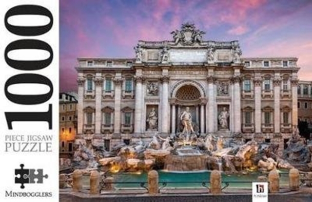 Trevi Fountain, Italy 1000 Piece Jigsaw, Jigsaw Book