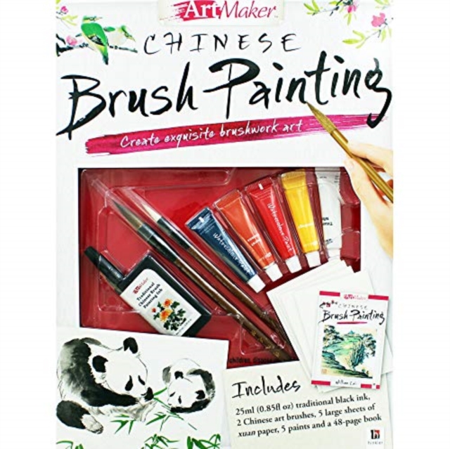 Art Maker Chinese Brush Painting (Portrait), Kit Book