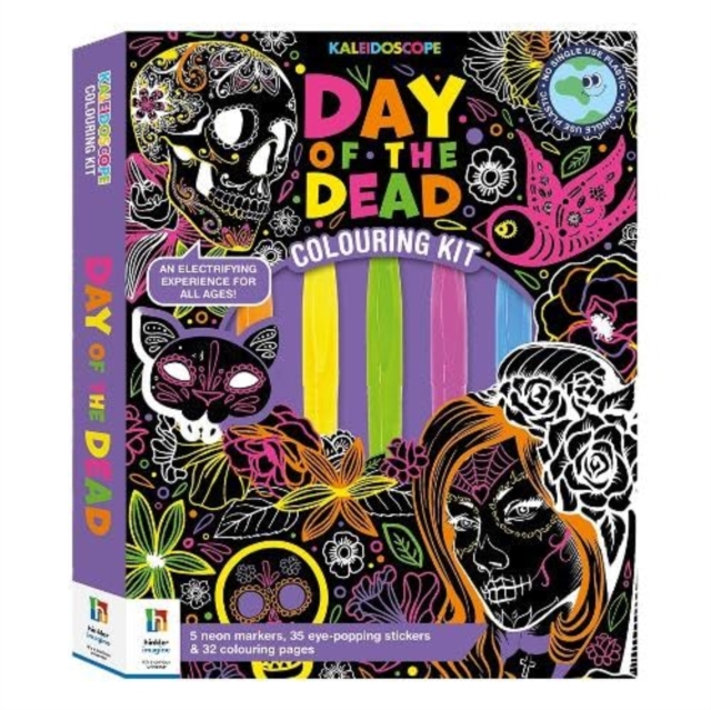 Kaleidoscope Colouring Kit Day of the Dead, Book Book