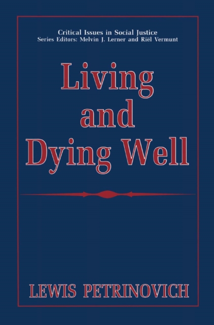 Living and Dying Well, PDF eBook