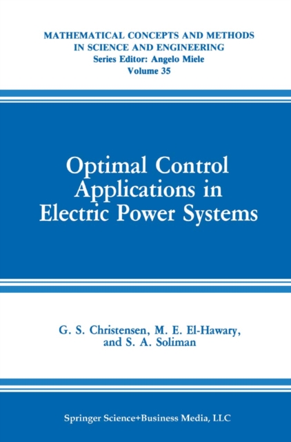 Optimal Control Applications in Electric Power Systems, PDF eBook