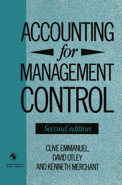 Accounting for Management Control, PDF eBook