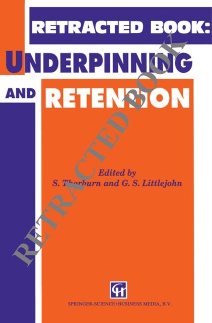 Underpinning and Retention, PDF eBook