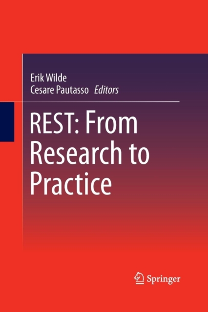 REST: From Research to Practice, Paperback / softback Book