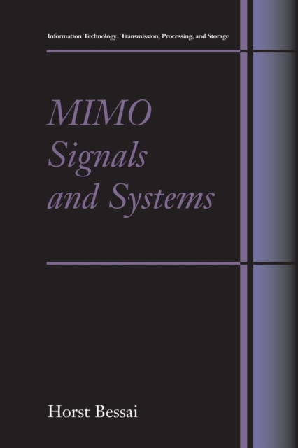 MIMO Signals and Systems, Paperback / softback Book