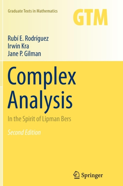 Complex Analysis : In the Spirit of Lipman Bers, Paperback / softback Book
