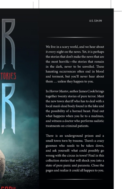 Horror Master : A Compilation of Twenty Short Stories, Hardback Book