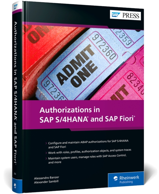 Authorizations in SAP S/4HANA and SAP Fiori, Hardback Book