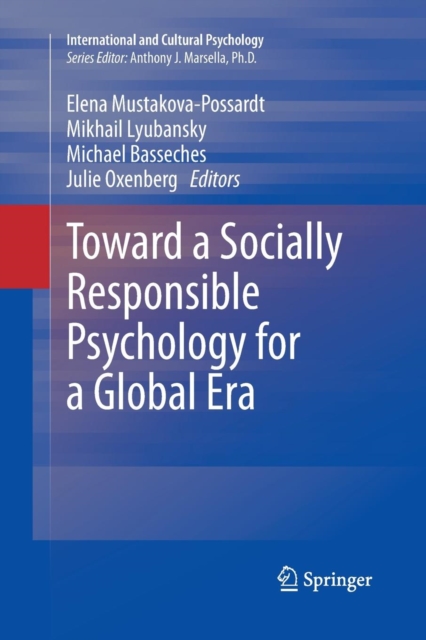 Toward a Socially Responsible Psychology for a Global Era, Paperback / softback Book
