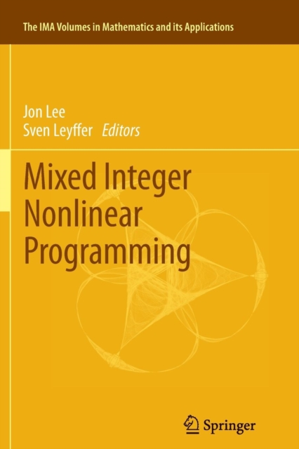 Mixed Integer Nonlinear Programming, Paperback / softback Book