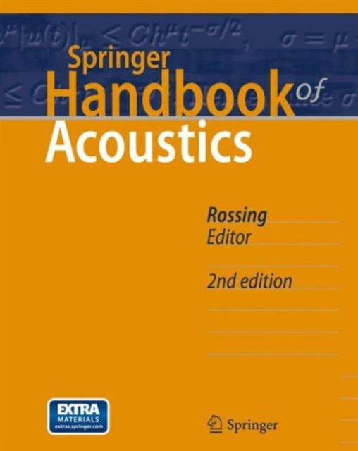 Springer Handbook of Acoustics, Hardback Book