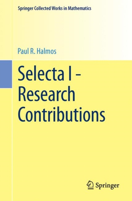 Selecta I - Research Contributions, Paperback / softback Book