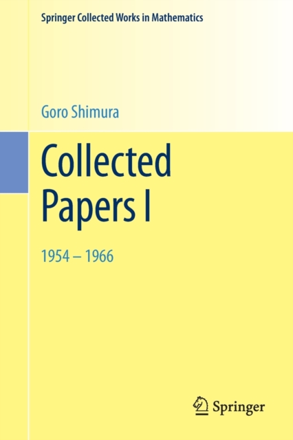 Collected Papers I : 1954 - 1966, Paperback / softback Book