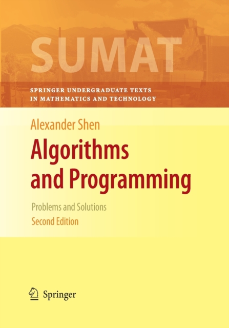 Algorithms and Programming : Problems and Solutions, Paperback / softback Book