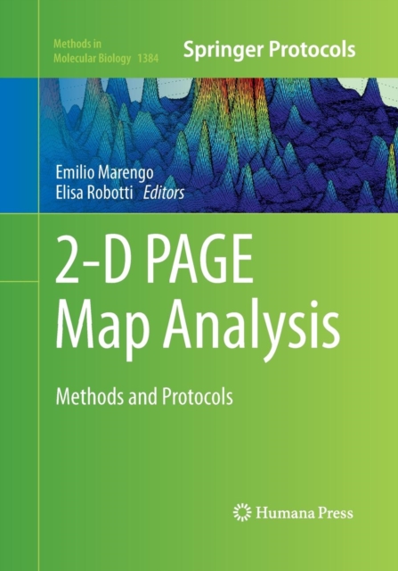 2-D PAGE Map Analysis : Methods and Protocols, Paperback / softback Book
