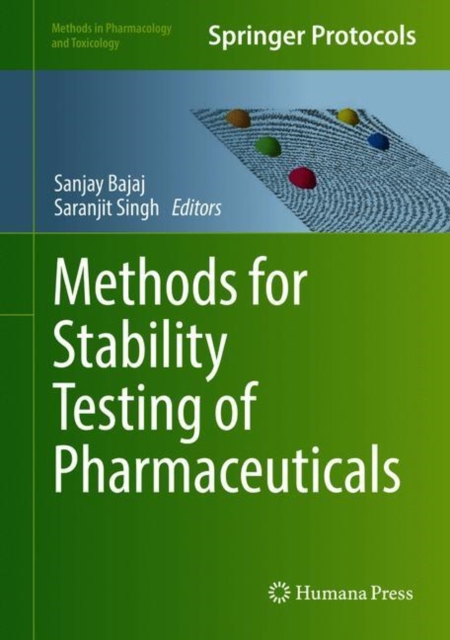 Methods for Stability Testing of Pharmaceuticals, Hardback Book