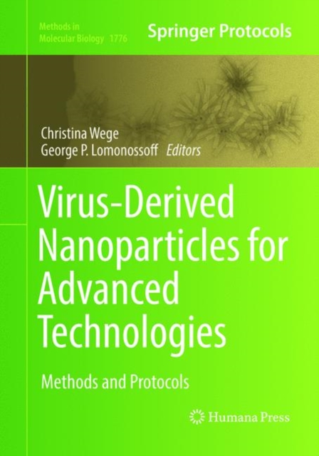 Virus-Derived Nanoparticles for Advanced Technologies : Methods and Protocols, Paperback / softback Book