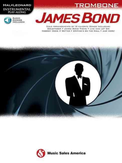 Hal Leonard Instrumental Play-Along : James Bond - Trombone (Book/Online Audio), Paperback / softback Book