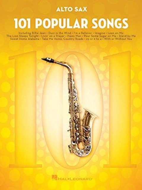 101 Popular Songs : For Alto Sax, Book Book