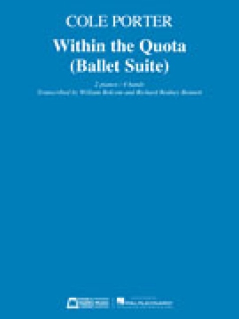 Within the Quota (Ballet Suite), Sheet music Book