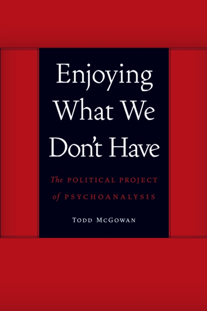 Enjoying What We Don't Have : The Political Project of Psychoanalysis, EPUB eBook