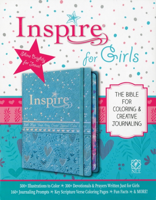 Inspire Bible for girls, Leather / fine binding Book