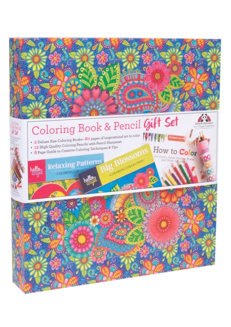Hello Angel Coloring Book Gift Set, Paperback / softback Book