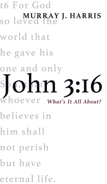 John 3 : 16, Hardback Book