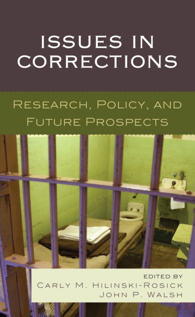 Issues in Corrections : Research, Policy, and Future Prospects, Hardback Book