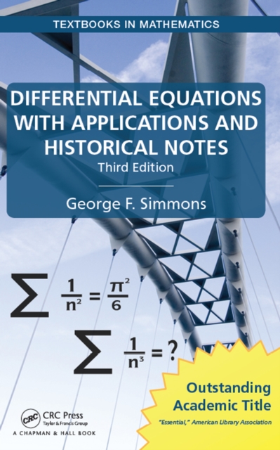 Differential Equations with Applications and Historical Notes, PDF eBook