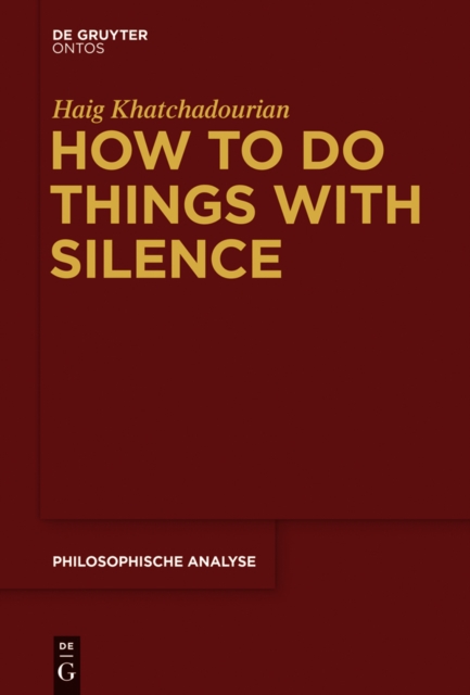How to Do Things with Silence, PDF eBook