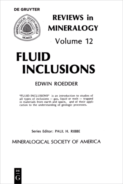 Fluid inclusions, PDF eBook