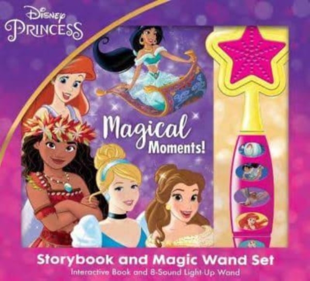 Disney Princess: Magical Moments! Storybook and Magic Wand Sound Book Set, Multiple-component retail product Book