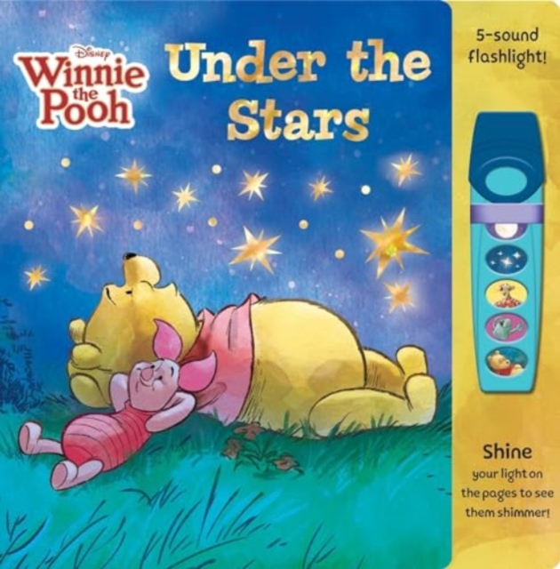 Glow Disney Winnie The Pooh Under The Stars Glow Flashlight, Hardback Book