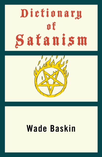 Dictionary of Satanism, EPUB eBook