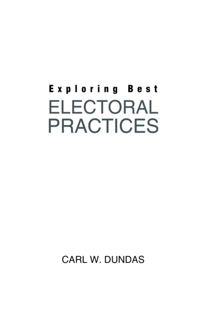 Exploring Best Electoral Practices, EPUB eBook