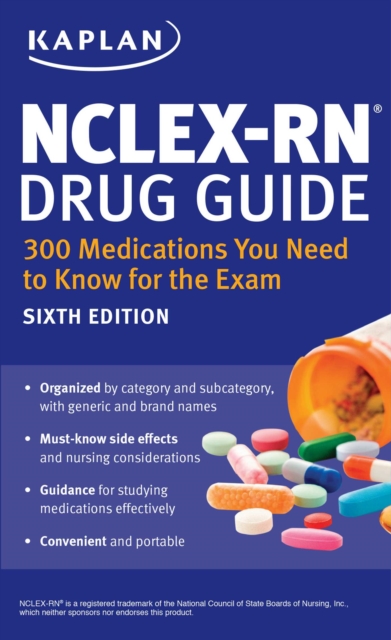 NCLEX-RN Drug Guide: 300 Medications You Need to Know for the Exam, EPUB eBook