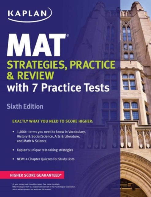 MAT Strategies, Practice & Review, Paperback / softback Book