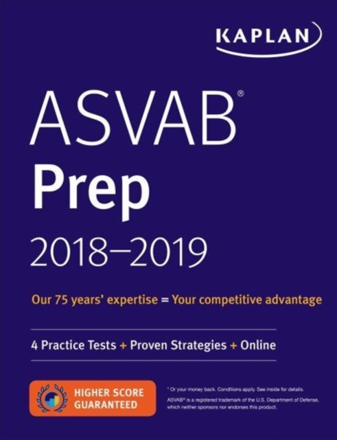 ASVAB Prep 2018-2019 : 4 Practice Tests + Proven Strategies + Online, Paperback / softback Book