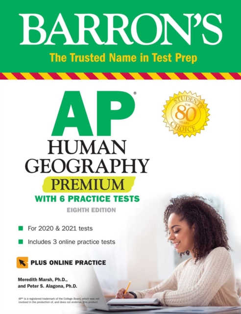 AP Human Geography Premium : With 4 Practice Tests, Paperback / softback Book