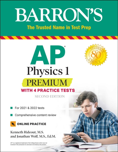 AP Physics 1 Premium : With 4 Practice Tests, Paperback / softback Book