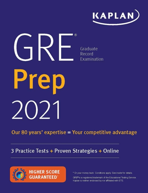 GRE Prep 2021 : 2 Practice Tests + Proven Strategies + Online, Paperback / softback Book