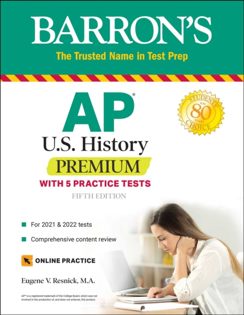 AP US History Premium : With 5 Practice Tests, Paperback / softback Book