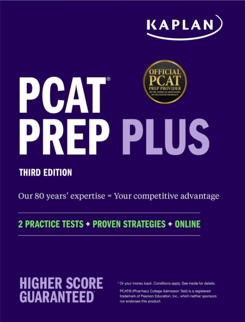 PCAT Prep Plus : 2 Practice Tests + Proven Strategies + Online, Paperback / softback Book